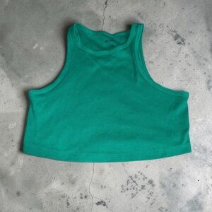 Wild Fable Ribbed Crop Tank Top (Large)
